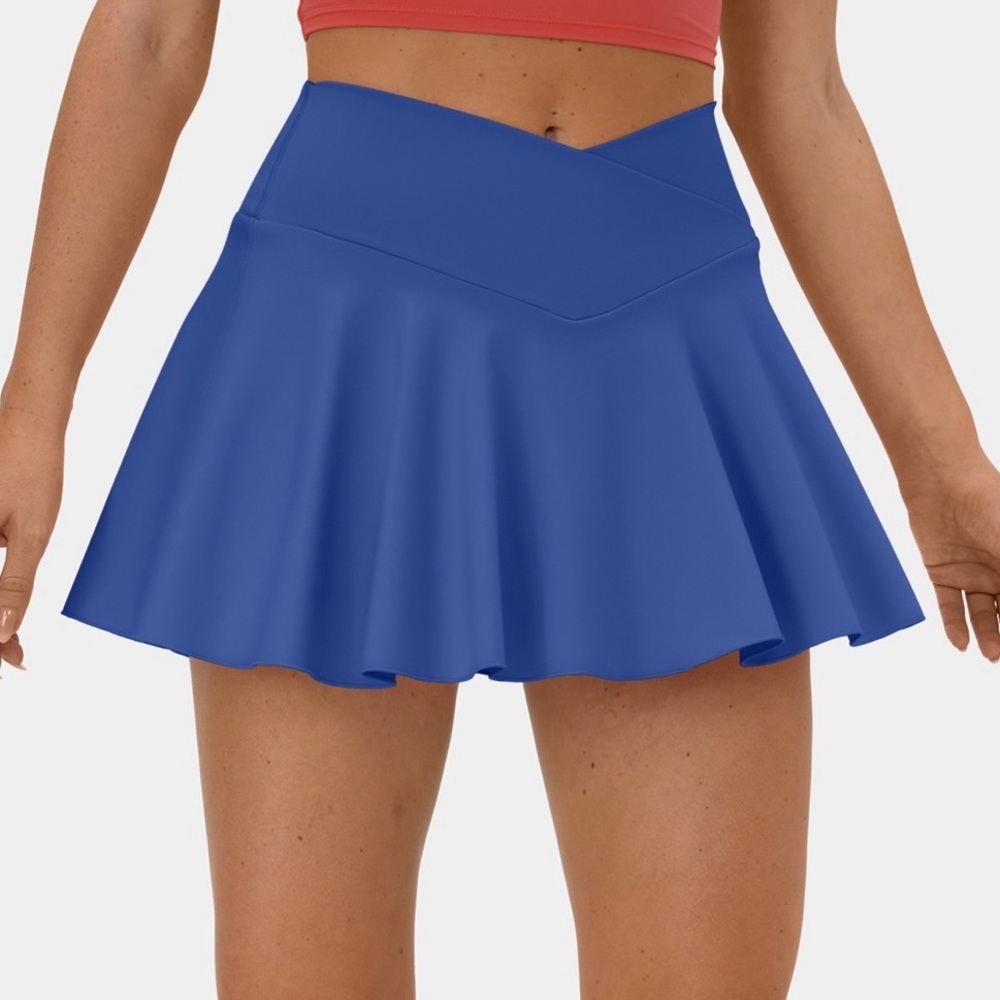 HALARA High Waist Crossover 2-In -1  Skirt